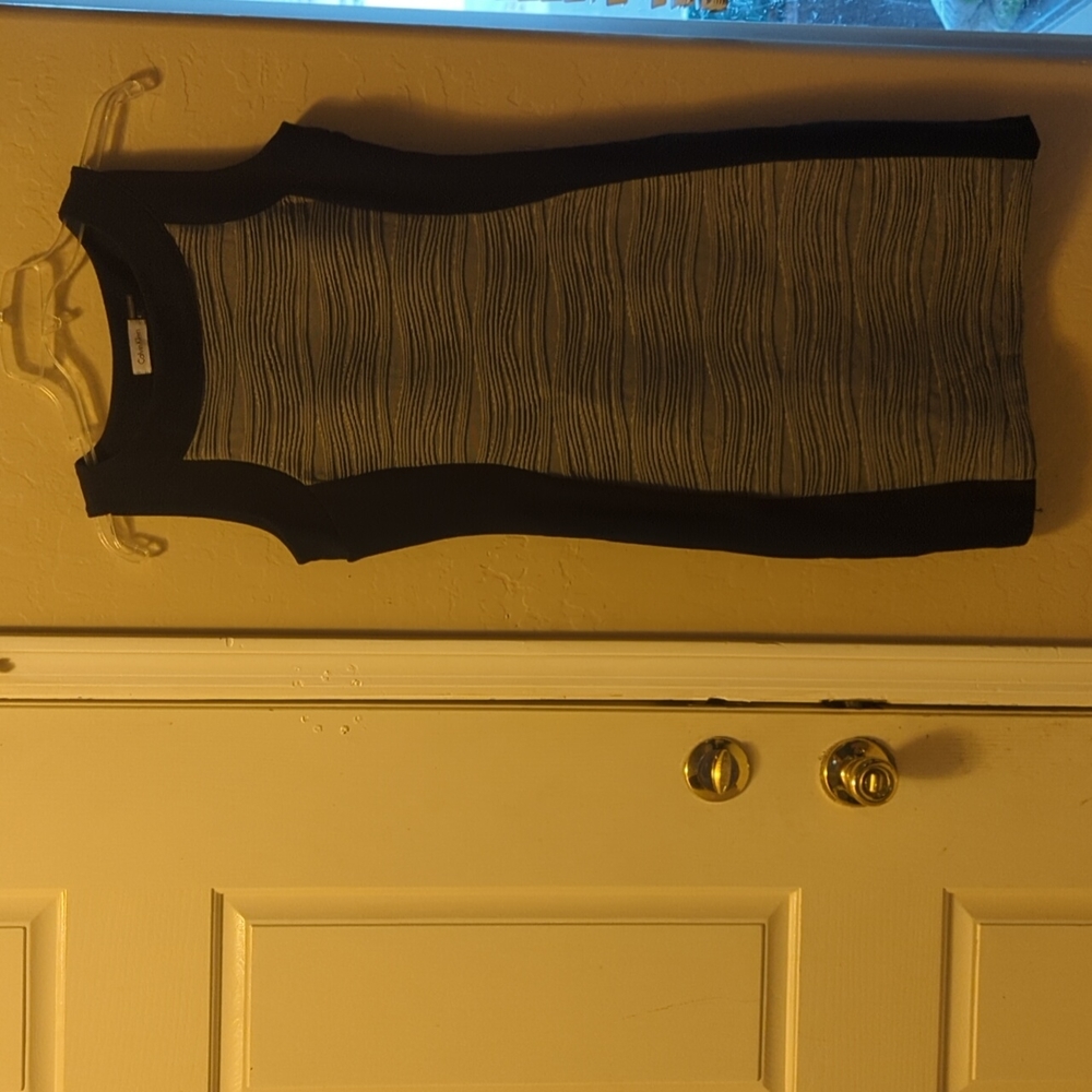 Dress black and grey